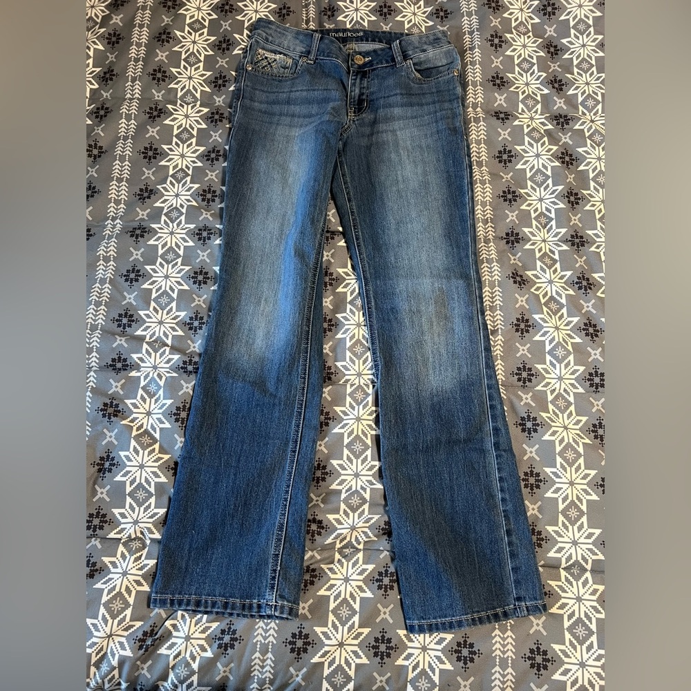 Maurices Dark Blue Straight Leg Jeans